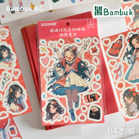 Стикери "Little Scarlet", снимка 6 - Ученически пособия, канцеларски материали - 52617910