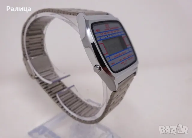 Неизползван японски мъжки електронен часовник JAZ, хронограф, снимка 4 - Мъжки - 47483146