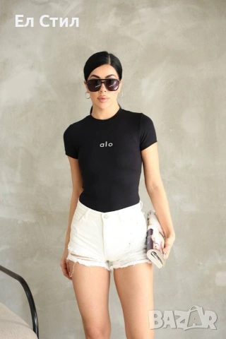 📌#Тениска Материя модал Гумирано лого Черно С ,М ,Л  16 евро