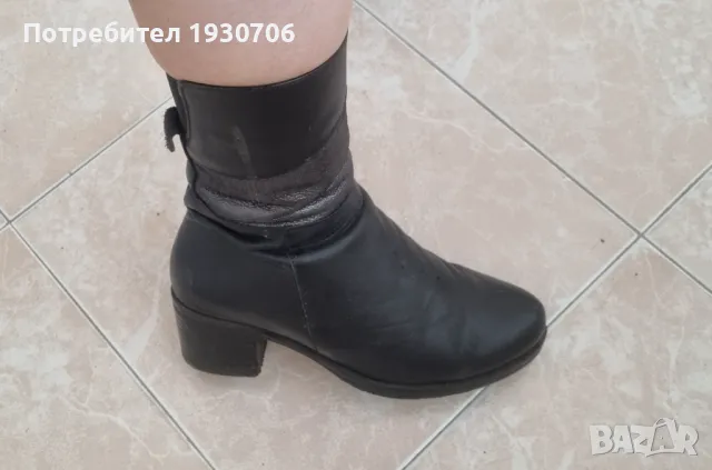 Дамски боти естествена кожа, снимка 2 - Дамски боти - 47700466