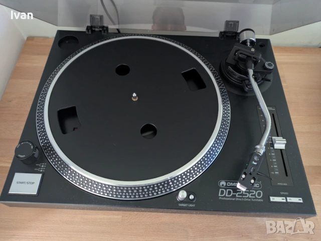 Грамофон OMNITRONIC DD-2520 USB Direct Drive Turntable с доза и игла, снимка 6 - Грамофони - 53843035