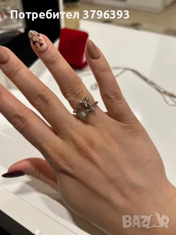 Сребърен пръстен, снимка 2 - Пръстени - 48746585
