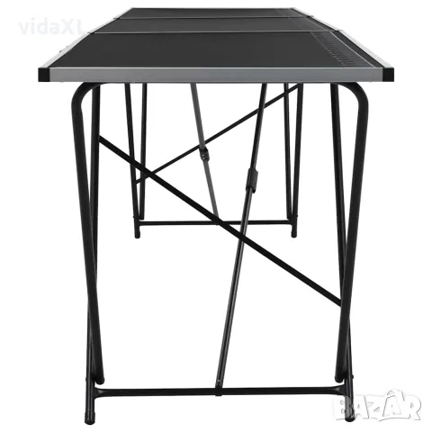 vidaXL Сгъваема маса за лепене на тапети, МДФ и алуминий, 300x60x78 см, снимка 3 - Маси - 56146020