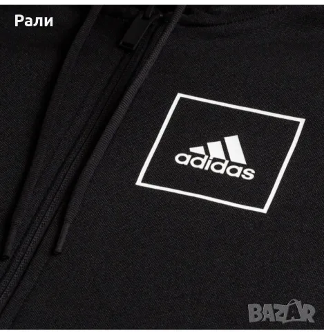 суитшър Adidas M 3 S Pique FZ, снимка 3 - Суичъри - 48559812