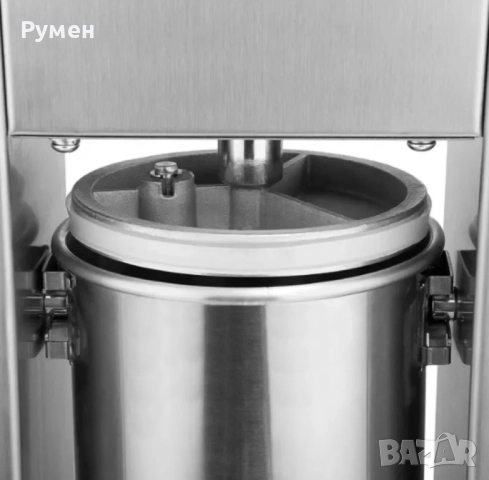 Професионална пълначка за месо от неръждаема стомана 5 литра , STAHLMAYER, снимка 2 - Друго търговско оборудване - 51729260