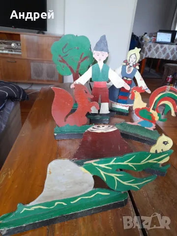 Стари дървени фигури, снимка 6 - Антикварни и старинни предмети - 48798301