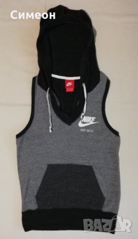 Nike Gym Vintage Hoodie оригинално горнище XS Найк спорт горница елек