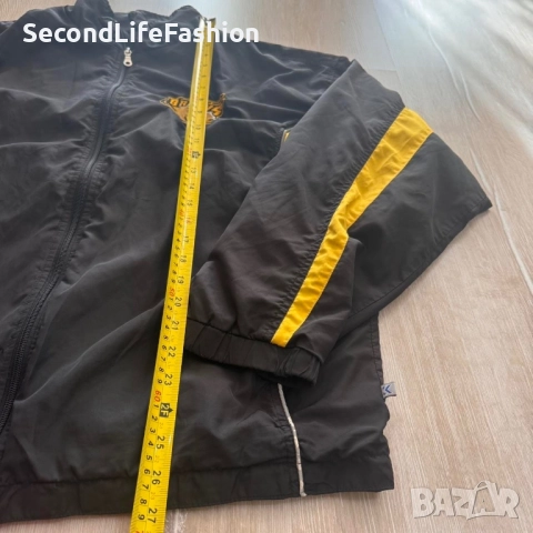 Мъжко яке Kobe Ball River Bruins винтидж ветровка, размер L, 90-те., снимка 5 - Якета - 52496330