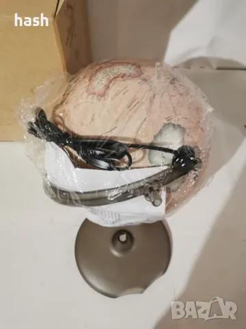 Голям Италиански Глобус Лампа Диаметър 30 см., снимка 7 - Настолни лампи - 48582567