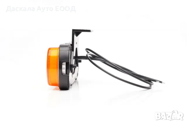 1бр. диоден LED ЛЕД габарит + ground neon line със скоба WAS, 12-24V , ПОЛША, снимка 2 - Аксесоари и консумативи - 49110254