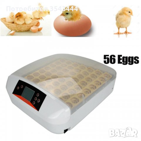 Автоматичен инкубатор за 56 яйца, снимка 2 - За птици - 38633702