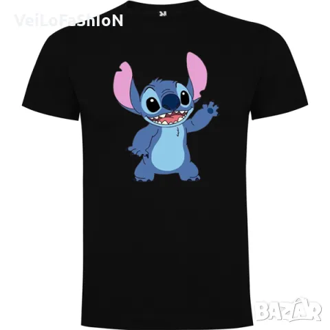 Нова сладка детска тениска с героя Стич / Stitch в три цвята, снимка 3 - Детски тениски и потници - 48859854