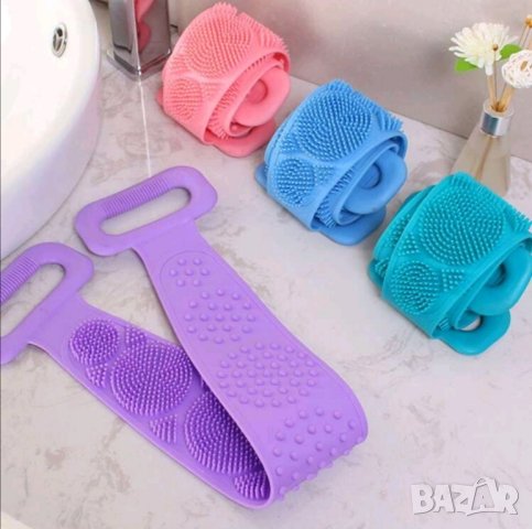 Силиконова ексфолираща четка за баня , снимка 2 - Други стоки за дома - 41875962