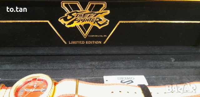 Seiko Street Fighter V Limited Edition, снимка 3 - Мъжки - 53561525
