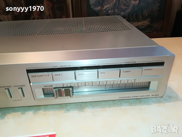 SONY TA-AX3 STEREO AMPLIFIER 2403221135, снимка 8 - Ресийвъри, усилватели, смесителни пултове - 36216059