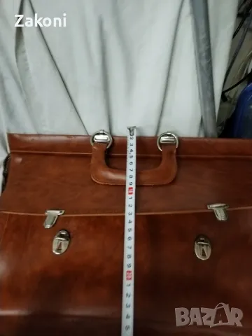 Кожена чанта запазена, снимка 7 - Чанти - 49655117