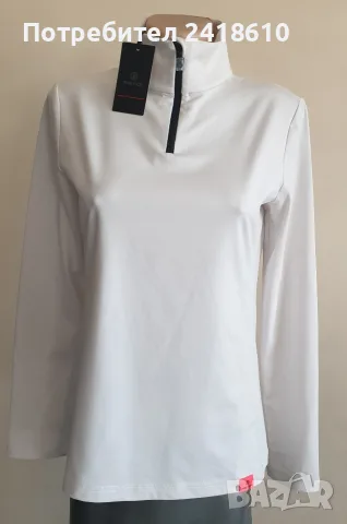 Bogner Margo 2 Ski Baselayer White Womens Size M НОВО! ОРИГИНАЛ! Дамска Термо Блуза 