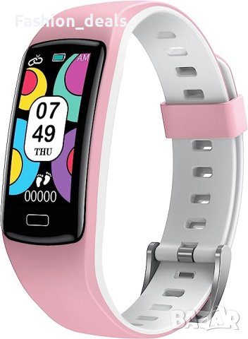 Нов Смарт часовник за фитнес тракер/Спорт Подарък Момичета, снимка 6 - Смарт гривни - 41597534