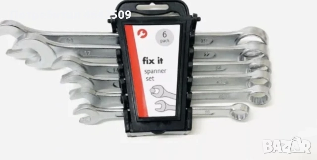 Комплект Ключове Звездогаечен с Тресчотка 6 броя, снимка 4 - Ключове - 52419942