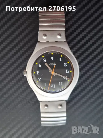 Рядък колекционерски Swatch Irony Big "Crazy Alphabet" (1995), снимка 7 - Мъжки - 56068542