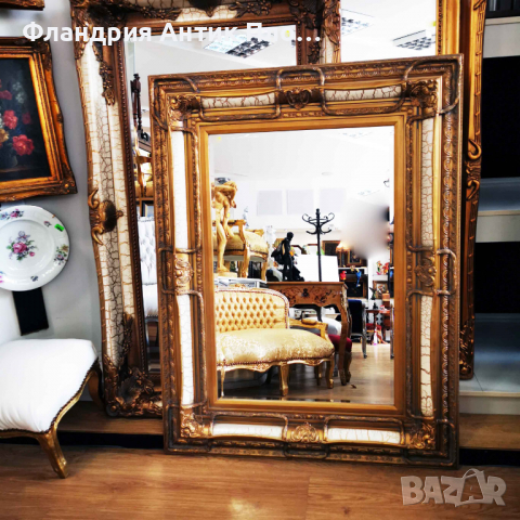 Огледало " Барок"- голд L , снимка 2 - Огледала - 36355285