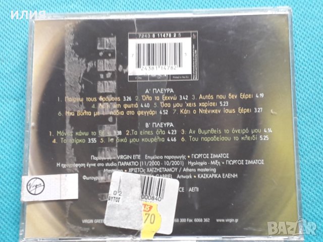Γιώργος Δημητριάδης – 2001 - Αυτός Που Δεν Ξέρει(Rock), снимка 4 - CD дискове - 42468491