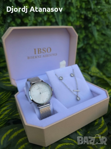 Комплект Часовник и Бижута IBSO BOERNI AIBISINO, снимка 3 - Дамски - 52633490