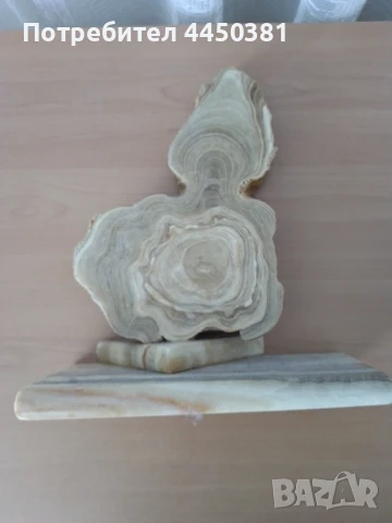 Старинна Декоративна скулптура от естествен камък – ОНИКС, снимка 10 - Антикварни и старинни предмети - 50564147