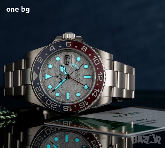 Rolex GMT Master 2 Silver - Meteorite, снимка 9 - Мъжки - 41857713