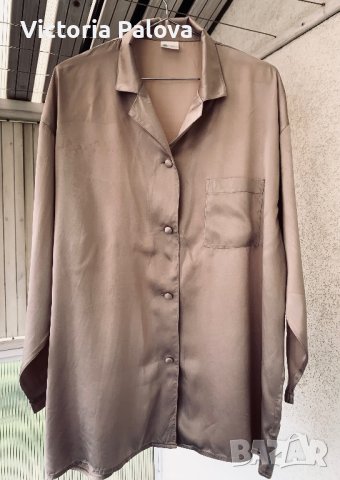 Скъпа пижамна риза YOUR SIXTH SENSE коприна, снимка 8 - Ризи - 40532371