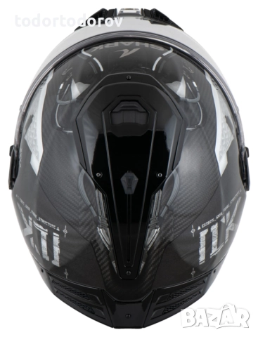 Мото Каска за мотор SHARK SPARTAN RS CARBON XBOT Black/White, снимка 6 - Аксесоари и консумативи - 51895488