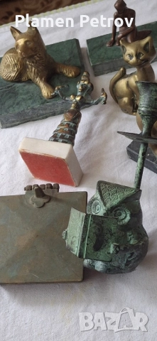 бронзова мечка и др бронзови предмети , снимка 15 - Статуетки - 42142603