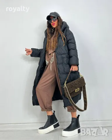 Дълго зимно дамско яке 