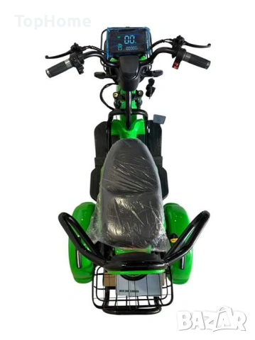  Двуместна Електрическа Триколка PUDDING 1800W , снимка 4 - Мотоциклети и мототехника - 41941423