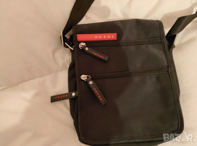 Мъжка чанта за през рамо Prada, снимка 2 - Чанти - 53285656