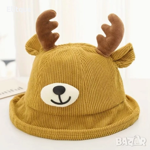 Детска 3D шапка Еленче, снимка 5 - Други - 52895400