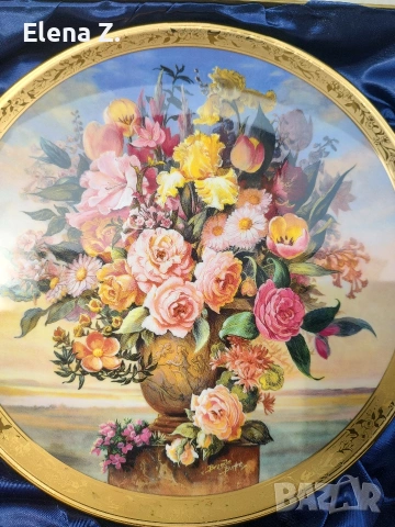 Разкошен плакет Royal Albert лимитирана серия