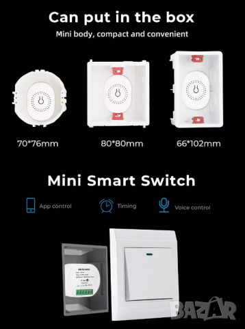 ZigBee 2 Way безжичен стенен превключвателен модул, снимка 4 - Други стоки за дома - 36103741