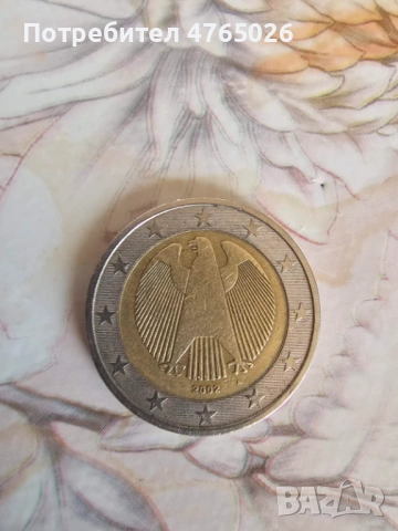 Монетата 2 евро Германска от 2002 г, снимка 4 - Други услуги - 53835551