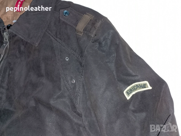 Американско пилотско кожено яке тип МA-1, размер М-L, снимка 7 - Якета - 52794140