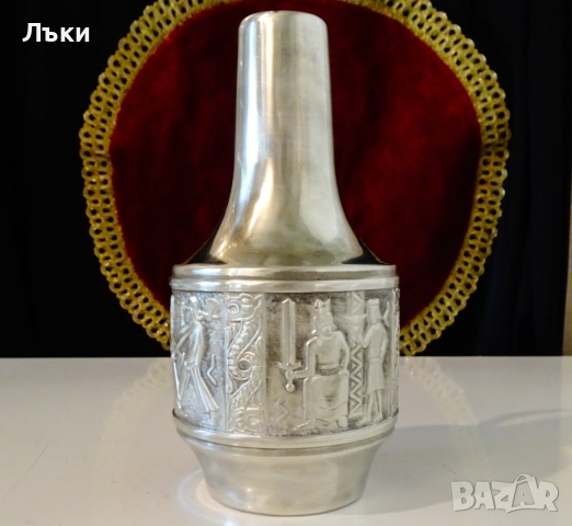 Калаена кана за ракия,уиски,Викинги,Норвегия. , снимка 4 - Антикварни и старинни предмети - 52068083