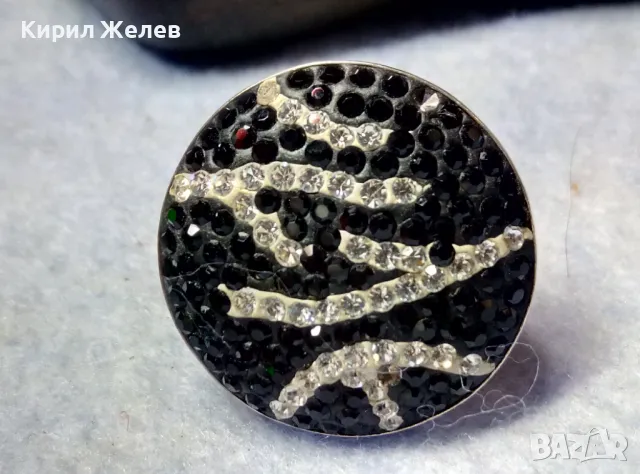 ОГРОМЕН СКЪПОЦЕНЕН СРЕБЪРЕН АРТ ПРЪСТЕН СРЕБРО 925 с БЛЕСТЯЩИ ФАСЕТИРАНИ МАРКАЗИТИ и ЦИРКОНИ 49280, снимка 2 - Пръстени - 49914903
