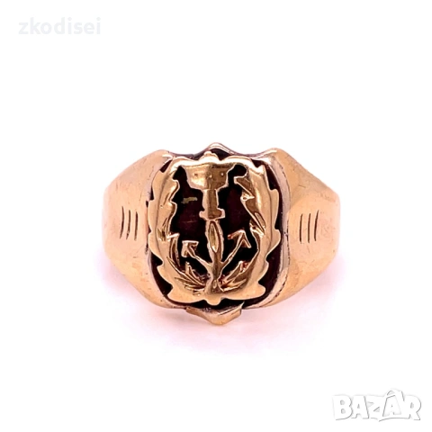 Златен дамски пръстен 6,53гр. размер:56 14кр. проба:585 модел:37047-1