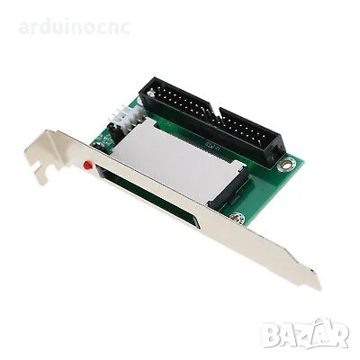 Адаптер от CF Compact flash карта към IDE ATA с планка за връзка към контролер или дънна платка