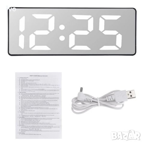 Часовник с големи цифри , температура , аларма и много функции, снимка 5 - Друга електроника - 35881581