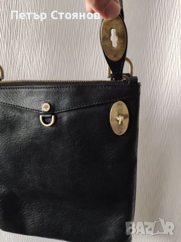 Две страхотни дамски чанти от естествена кожа Mulberry, снимка 5 - Чанти - 40468023