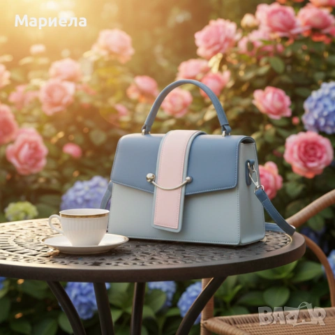 Елегантна дамска чанта в 7 цвята - компактна и стилна за всеки повод, снимка 4 - Чанти - 53342313