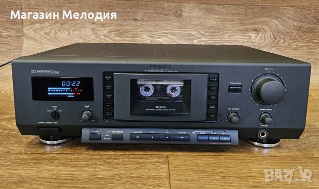 Касетен дек Philips FC 950 3-Head – Флагманът на 900 Series, Триглав касетен дек, снимка 2 - Декове - 55738596