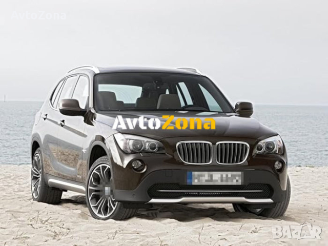 Предни решетки бъбреци за BMW X1 E84 (2009-2015) - Chrome Black, снимка 3 - Аксесоари и консумативи - 44784107