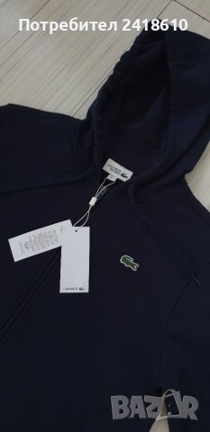 Lacoste Sport Full Zip Hoodie Mens Size 3 - S НОВО! ОРИГИНАЛ! Мъжка Качулка с цял цип!